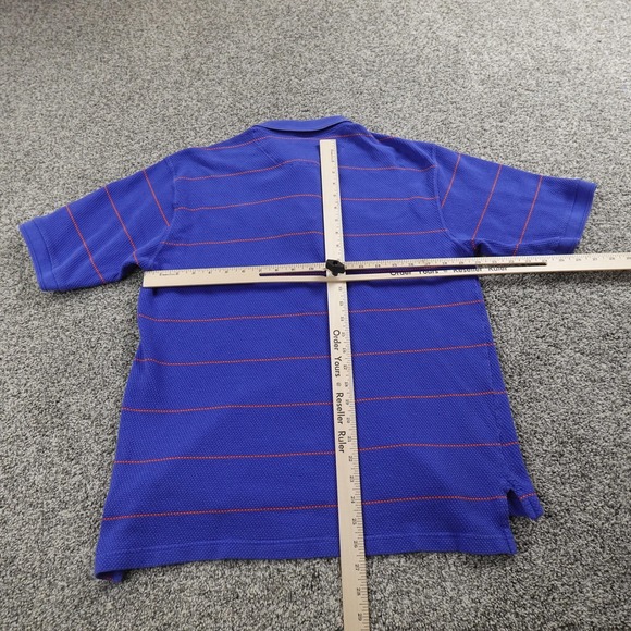 VTG Florida Gators Polo Shirt Mens L Blue Striped NCAA College Football Nike Y2K - Picture 7 of 12